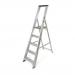 En 131-2 Professional Platformstep with Tool Tray, Aluminium, 5 Tread 412224