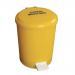 Clinical waste pedal bin with liner 412237