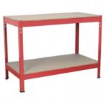 Workbench 1.2 Mwooden Top and Bottom Shelf 412239