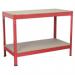 Workbench 1.2 Mwooden Top and Bottom Shelf 412239