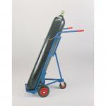 Adjustable support trolleys for tall cylinders (hospital use) 412253