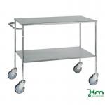 Konga stainless steel laminated shelf trolleys 412365