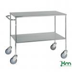 Konga stainless steel laminated shelf trolleys 412366