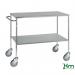 Konga stainless steel laminated shelf trolleys 412366