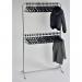 Two Tier Static Coatrack Cw 40 Black Coat Hangers 412373