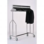Heavy Duty Garmentrail Cw 20 Black Coat Hangers 412374