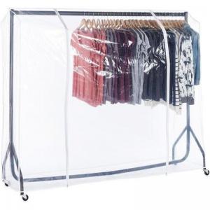 6Ft Wide X 5Ft High Clear Clothes Rail Cover 412379