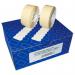White Double Line Permanentlabels (box of 10 Rolls of 1500 Labels) 412437