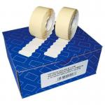 White Double Line Removablelabels (box of 10 Rolls of 1500 Labels) 412438