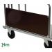A photograph of Kongamek warehouse trolleys accessories would show a selection of sturdy, well-made attachments and parts designed specifically for use with Konga heavy duty zinc plated board trolleys. The bright zinc plating and heavy-duty construction would be prominently displayed, showcasing their durability and functionality.
