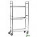 Konga mobile shelf trolleys, 3 tiers 412455