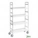 Konga mobile shelf trolleys, 4 tiers 412456