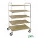 Konga Tall ESD shelf trolleys, 5 shelves 412466