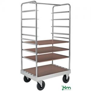 Image of Shelf Trolley, 4 Laminated Mdf Shelves,