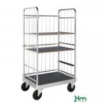 Konga extra heavy duty shelf trolleys - three-sided 412499