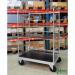 Konga extra heavy duty shelf trolleys - three-sided 412499