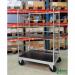 Shelf Trolley, 3 Laminated Mdf Shelves, 