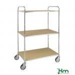 Konga Tall ESD shelf trolleys, 3 shelves 412562