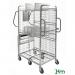 Konga medium duty shelf trolley system - removable shelf, 1285mm length 412578