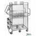 Konga medium duty shelf trolley system - back panel (set of 3) 412587