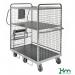 Konga heavy duty shelf trolley - ladder with 2 handles 412590