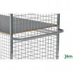 Konga heavy duty shelf trolley - horizontal handle 412593