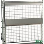 Konga heavy duty shelf trolley - rear mesh panels 412595