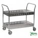 Konga deep ledge trolleys, with braked wheels 412610