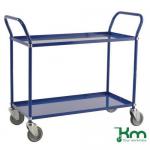 2 Tier Coloured Trolley, Blue, 940 X 108