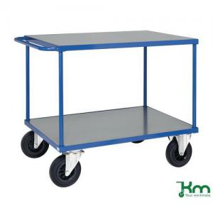 Image of Table Trolley, 2 Galvanised Shelves, 870
