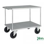 Table Trolley, Galvanised Frame And 2 Sh