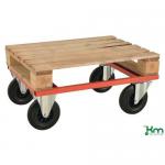 Pallet Dolly, Painted Red 800 X 600 X 27