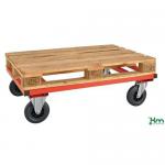 Pallet Dolly, Painted Red 1200 X 1000 X 