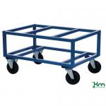 Raised Pallet Dolly, Painted Blue 1200 X