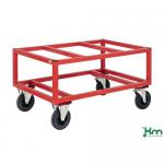 Raised Pallet Dolly, Painted Red 1200 X 