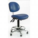 High Clean Room Chair, Sapphire 412690