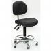 High Fully Ergonomic Industrialupholstered Chair, Vinyl Lupin 412706