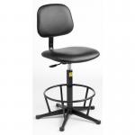 High Esd Chair,high Esd Chair, Vinyl Black 412729