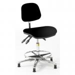 High Esd Ergonomicchair, Vinyl Black 412738