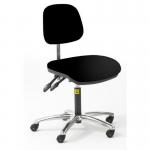 Low Esd Ergonomicchair, Vinyl Black 412741