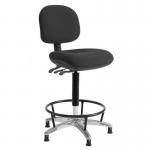 High Esd Heavy Duty 160 Kg 25 Stone Operator Chair, Fabric Charcoal 412742