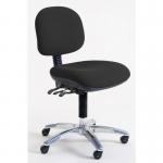 Low Esd Heavy Duty 160 Kg 25 Stone Operator Chair, Fabric Charcoal 412745