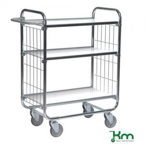 Image of Shelf Trolley, Series 8000, 3 Shelves, 1
