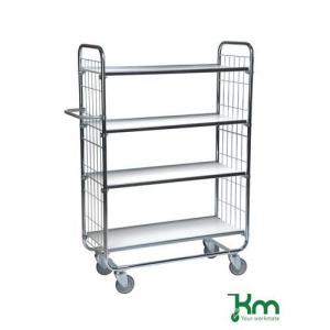 Image of Shelf Trolley, Series 8000, 4 Shelves, 1