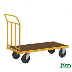 Image of Konga heavy duty platform truck - 1200mm platform, rubber tyres 412820