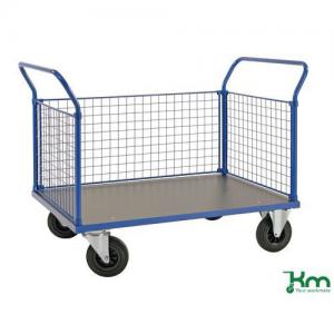 Image of Platform Truck, With 2 Mesh Ends And 1 S