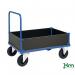 Konga galvanised steel deck box trucks - low sided, braked 412860