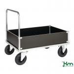 Konga heavy duty zinc plated low box platform truck 412876