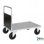 Konga heavy duty galvanised platform truck, single ended 412886