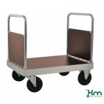 Konga extra heavy duty zinc plated double-ended platform truck 412902